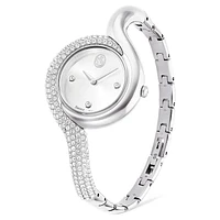 Dextera Asymmetric watch, Swiss Made, Metal bracelet, Silver Tone, Stainless steel by SWAROVSKI