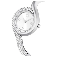 Dextera Asymmetric watch, Swiss Made, Metal bracelet, Silver Tone, Stainless steel by SWAROVSKI