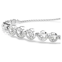 Imber Tennis bracelet, Mixed round cuts, White