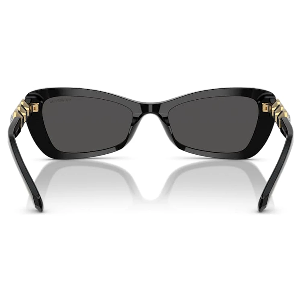 Sunglasses, Butterfly shape, SK6033, Black by SWAROVSKI