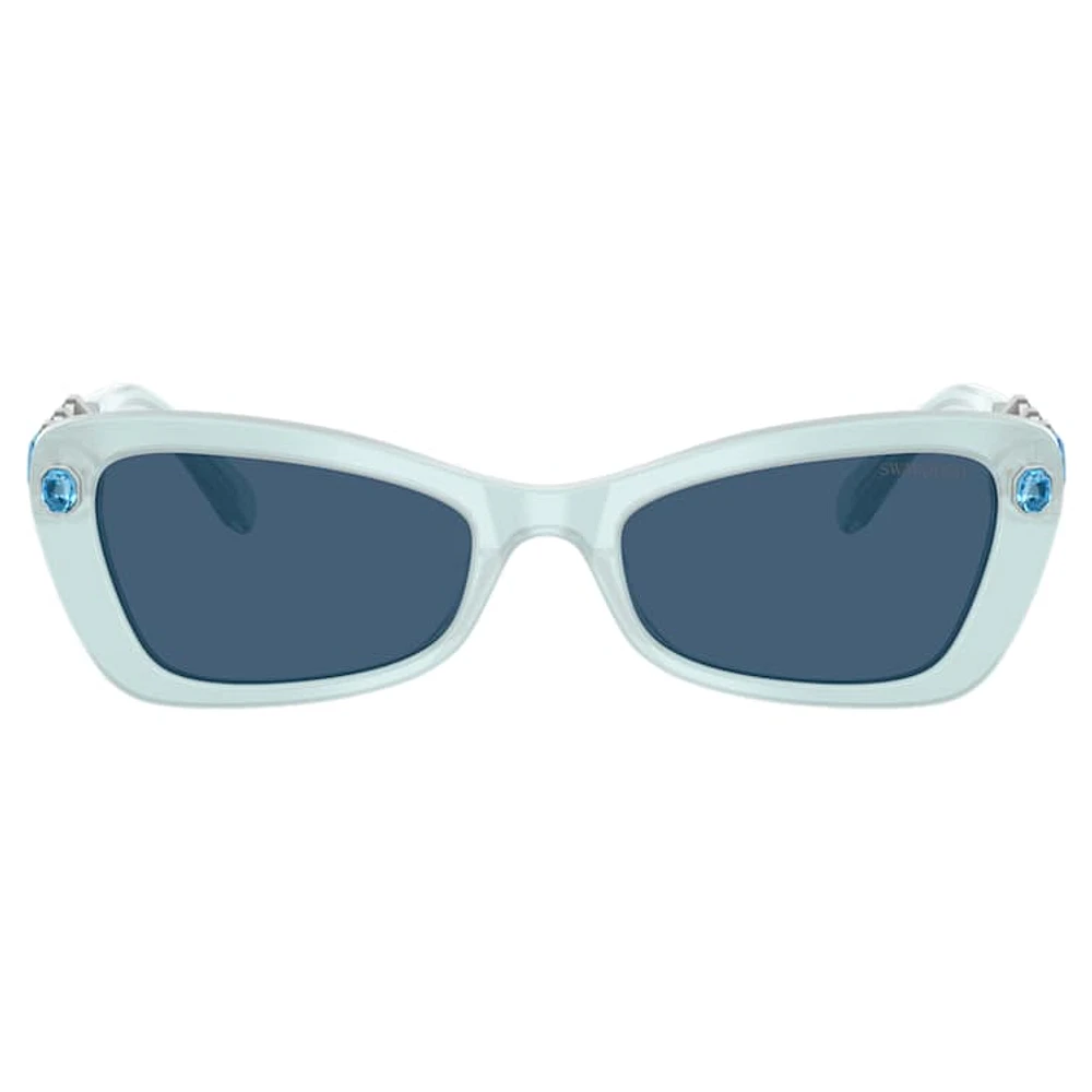 Sunglasses, Butterfly shape, SK6033, Blue by SWAROVSKI