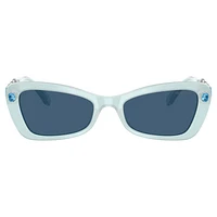 Sunglasses, Butterfly shape, SK6033, Blue by SWAROVSKI