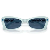 Sunglasses, Butterfly shape, SK6033, Blue by SWAROVSKI