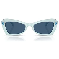 Sunglasses, Butterfly shape, SK6033, Blue by SWAROVSKI