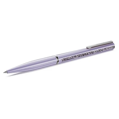 Crystal Shimmer Glide ballpoint pen, Purple, Purple lacquered, chrome plated by SWAROVSKI