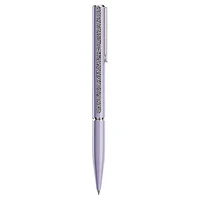 Crystal Shimmer Glide ballpoint pen, Purple, Purple lacquered, chrome plated by SWAROVSKI