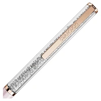 Crystalline Silk ballpoint pen, Pink, Pink lacquered, rose gold-tone plated by SWAROVSKI