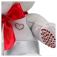 Build-A-Bear Birthstone Bear collectible, Featuring Swarovski® crystals, Teddy bear, January, Red by SWAROVSKI