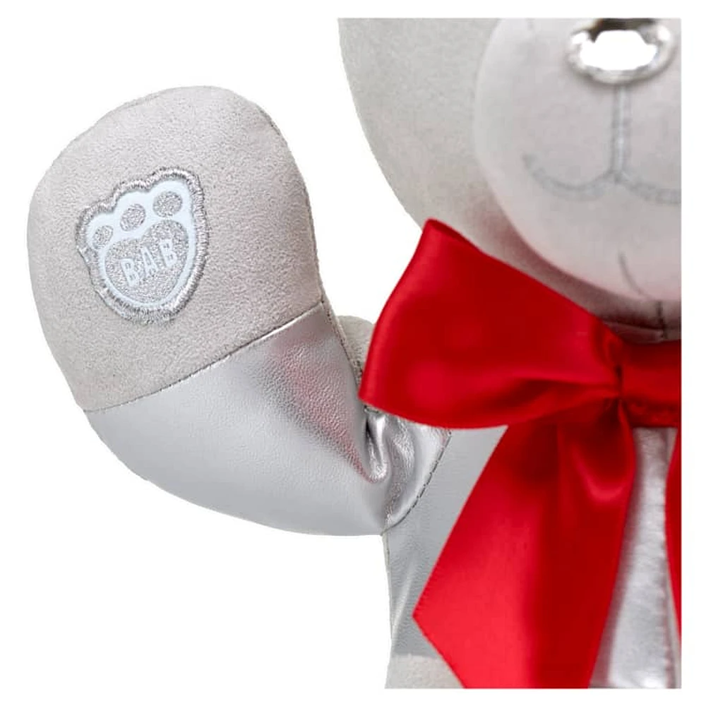 Build-A-Bear Birthstone Bear collectible, Featuring Swarovski® crystals, Teddy bear, January, Red by SWAROVSKI