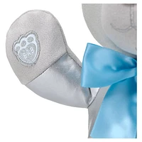 Build-A-Bear Birthstone Bear collectible, Featuring Swarovski® crystals, Teddy bear, March, Light blue by SWAROVSKI