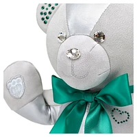 Build-A-Bear Birthstone Bear collectible, Featuring Swarovski® crystals, Teddy bear, May, Green by SWAROVSKI