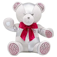 Build-A-Bear Birthstone Bear collectible, Featuring Swarovski® crystals, Teddy bear, July, Dark red by SWAROVSKI