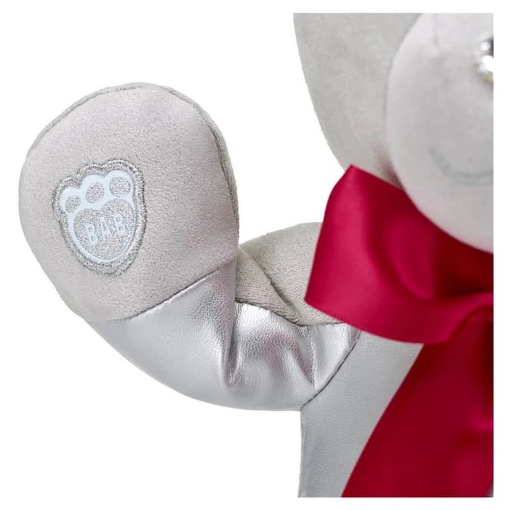 Build-A-Bear Birthstone Bear collectible, Featuring Swarovski® crystals, Teddy bear, July, Dark red by SWAROVSKI