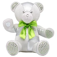 Build-A-Bear Birthstone Bear collectible, Featuring Swarovski® crystals, Teddy bear, August, Light green by SWAROVSKI