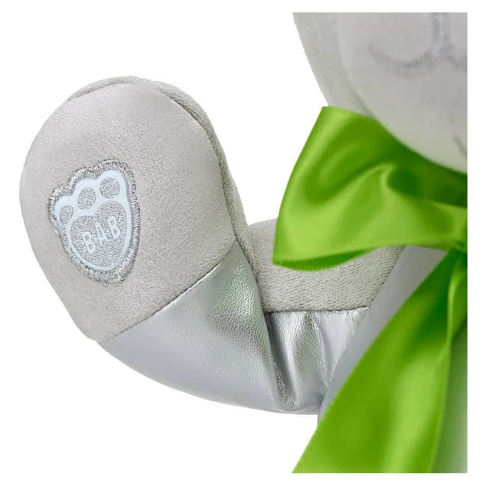 Build-A-Bear Birthstone Bear collectible, Featuring Swarovski® crystals, Teddy bear, August, Light green by SWAROVSKI