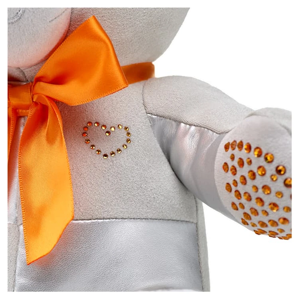 Build-A-Bear Birthstone Bear collectible, Featuring Swarovski® crystals, Teddy bear, November, Orange by SWAROVSKI