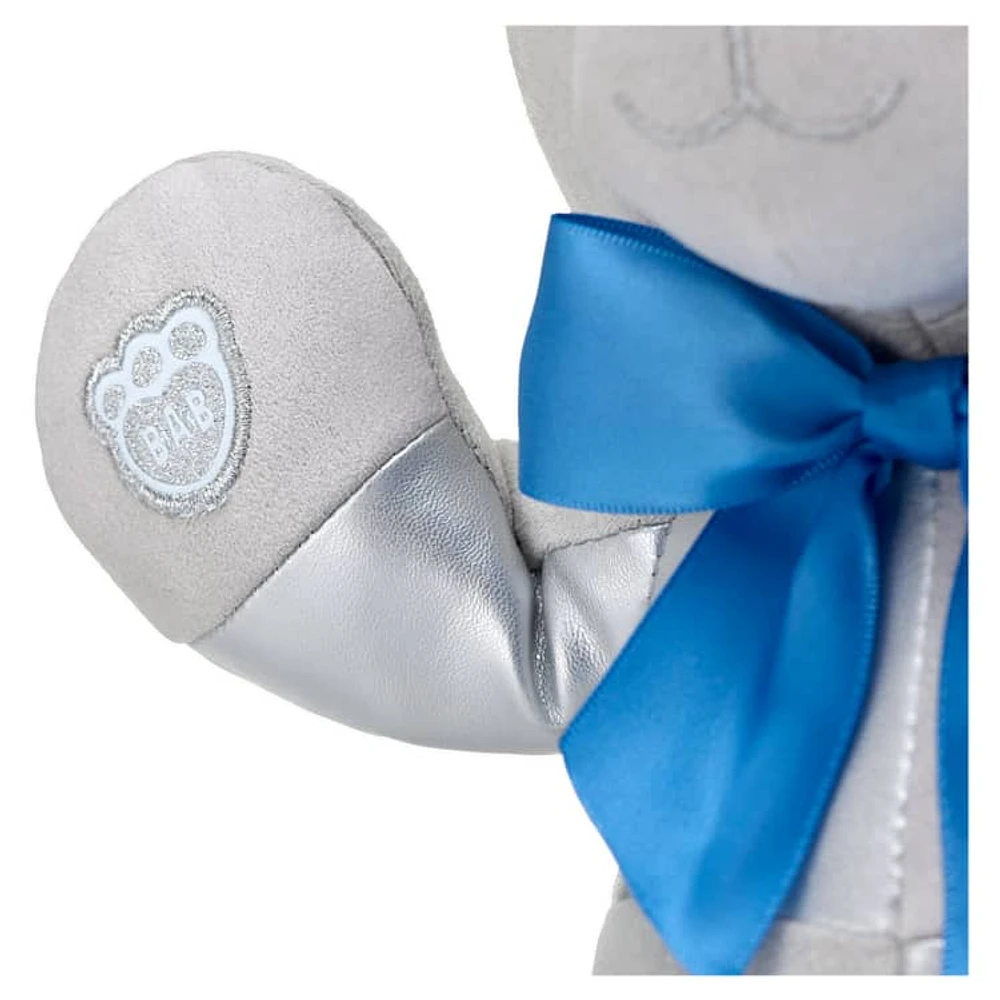 Build-A-Bear Birthstone Bear collectible, Featuring Swarovski® crystals, Teddy bear, December, Blue by SWAROVSKI