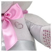 Build-A-Bear Birthstone Bear collectible, Featuring Swarovski® crystals, Teddy bear, June, Pink by SWAROVSKI