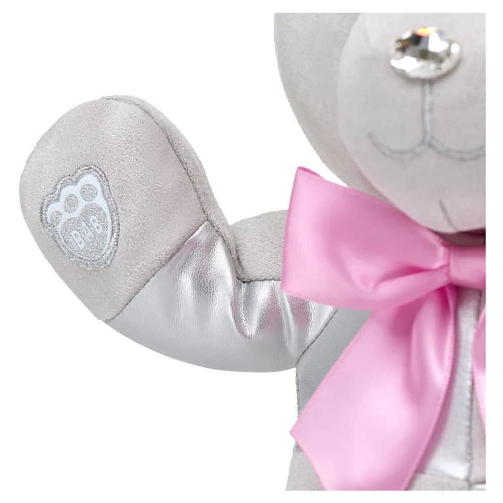 Build-A-Bear Birthstone Bear collectible, Featuring Swarovski® crystals, Teddy bear, June, Pink by SWAROVSKI