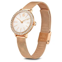 Certa watch, Metal bracelet, Rose gold tone, Rose gold-tone finish by SWAROVSKI