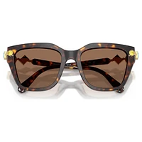 Sunglasses, Square shape, Brown by SWAROVSKI