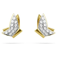 Idyllia Lilia stud earrings, Butterfly, White