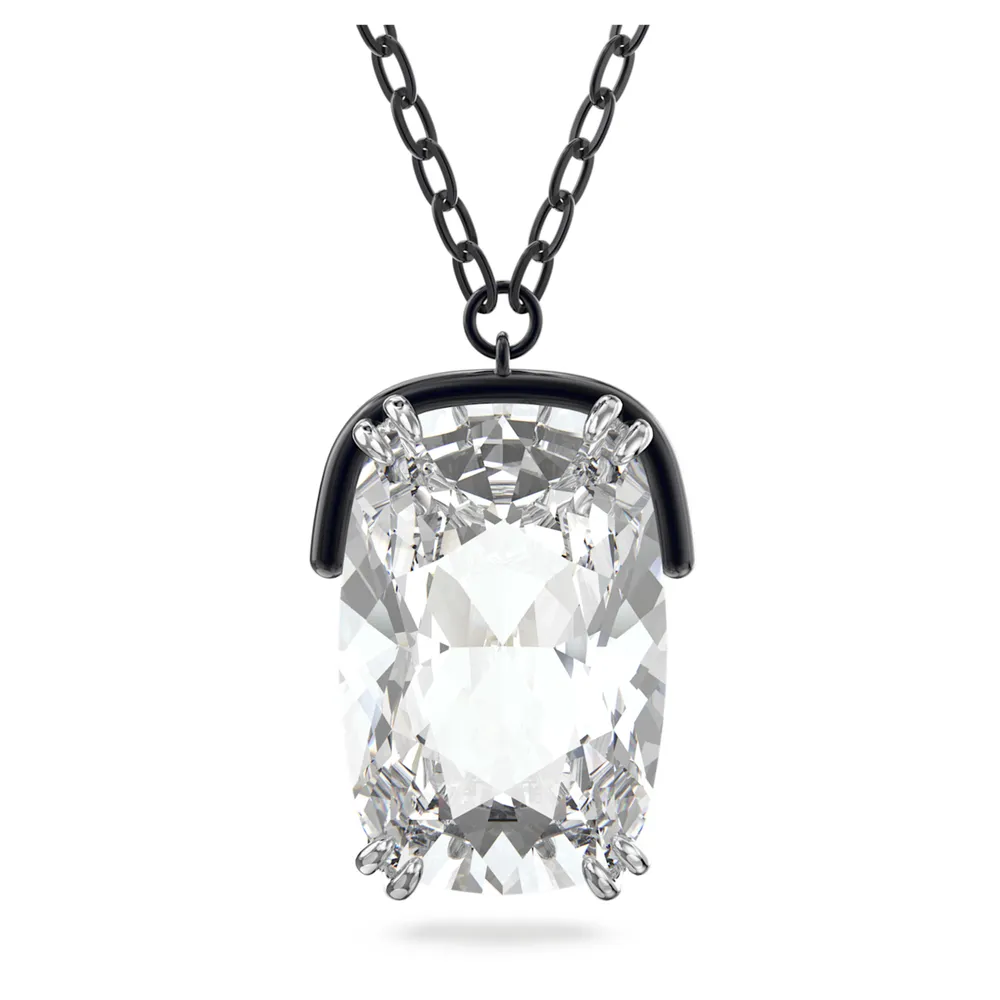 Harmonia pendant, Oversized crystal, White, Mixed metal finish by SWAROVSKI