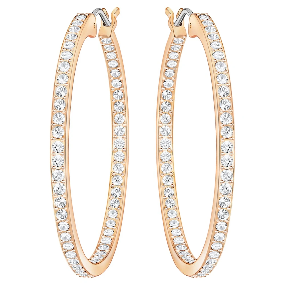 Sommerset hoop earrings, White