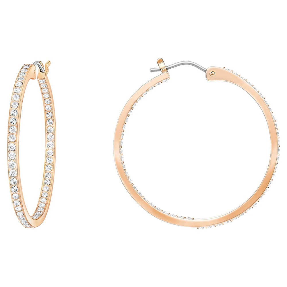 Sommerset hoop earrings, White