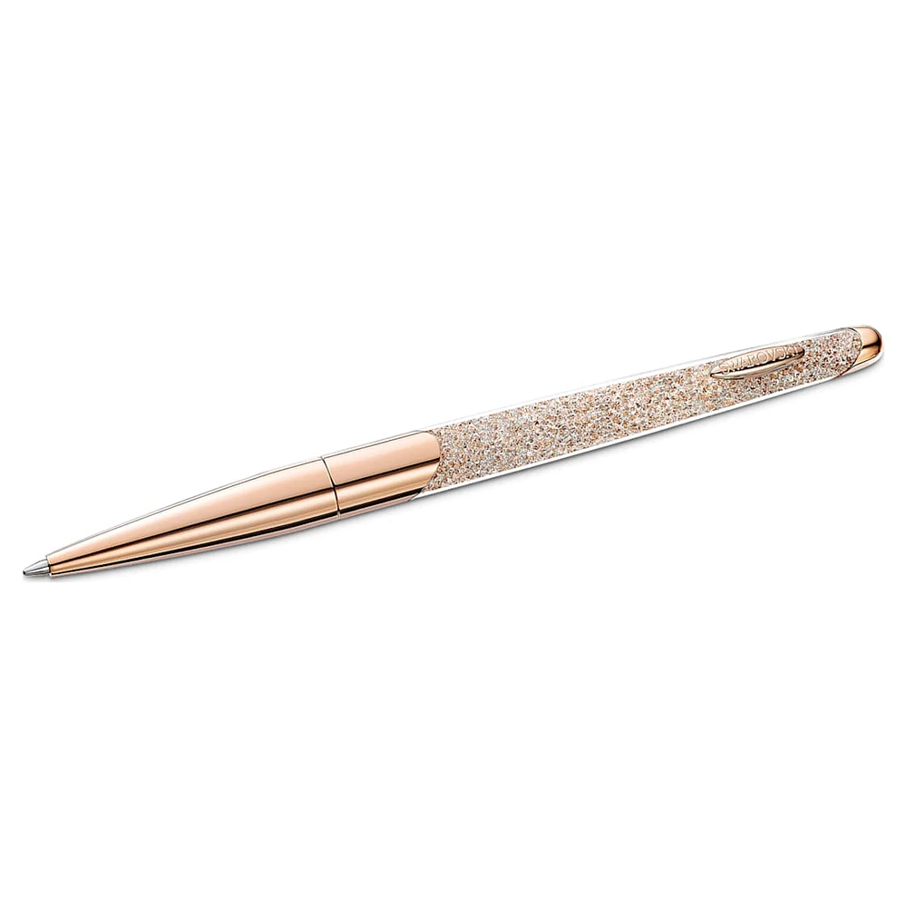 Crystalline ballpoint pen, Rose gold tone