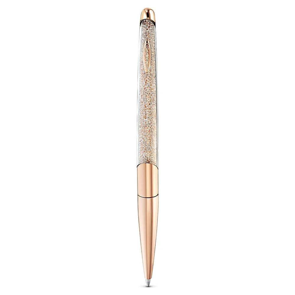 Crystalline ballpoint pen, Rose gold tone