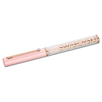 Crystalline ballpoint pen, Pink, Pink lacquered, rose gold-tone plated by SWAROVSKI