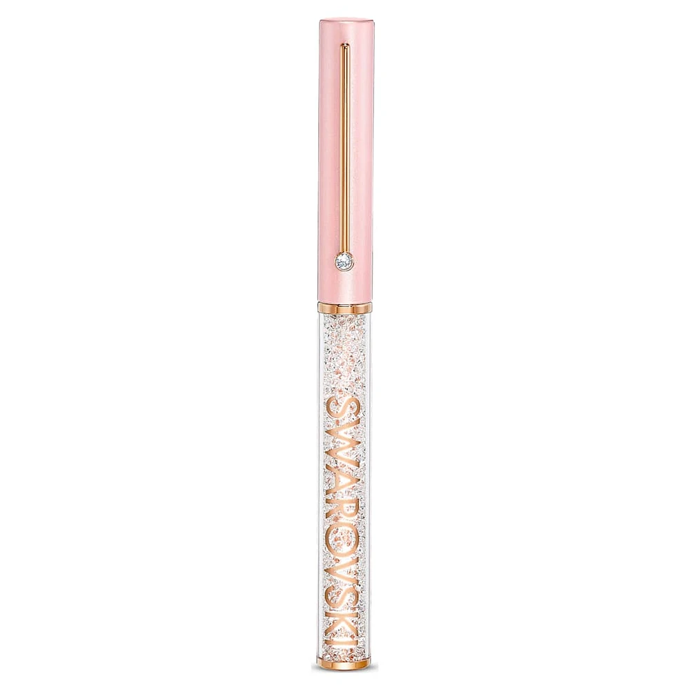 Crystalline Gloss ballpoint pen, Pink, Pink lacquered, rose gold-tone plated by SWAROVSKI