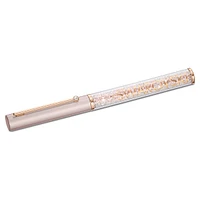 Crystalline ballpoint pen, Rose gold tone, Pink lacquered, rose gold-tone plated by SWAROVSKI