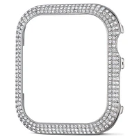Sparkling case, For Apple Watch® Series 4 & 5, 40mm, Silver Tone by SWAROVSKI