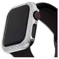 Sparkling case, For Apple Watch® Series 4 & 5, 40mm, Silver Tone by SWAROVSKI