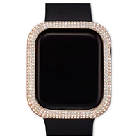 Sparkling case, For Apple Watch® Series 4 & 5, 40 mm, Rose gold tone by SWAROVSKI