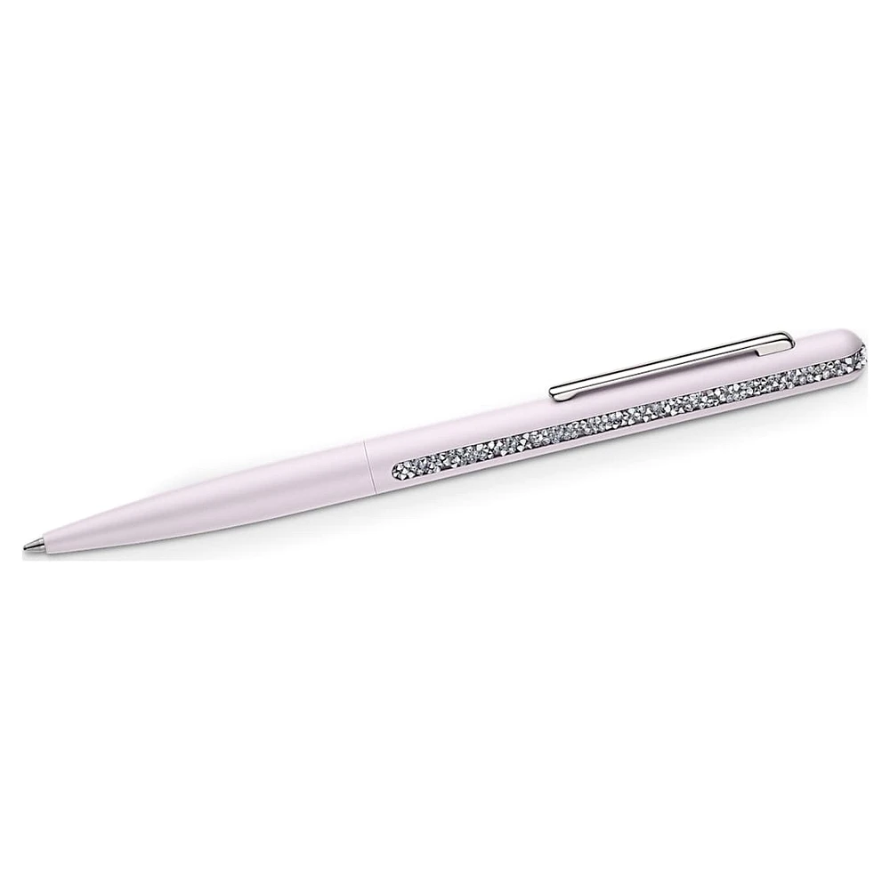Shimmer ballpoint pen, Pink, Pink lacquered, chrome plated by SWAROVSKI