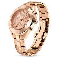 Octea lux sport watch, Swiss Made, Metal bracelet, Rose gold tone, Rose gold-tone finish by SWAROVSKI