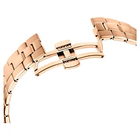 Octea lux sport watch, Swiss Made, Metal bracelet, Rose gold tone, Rose gold-tone finish by SWAROVSKI