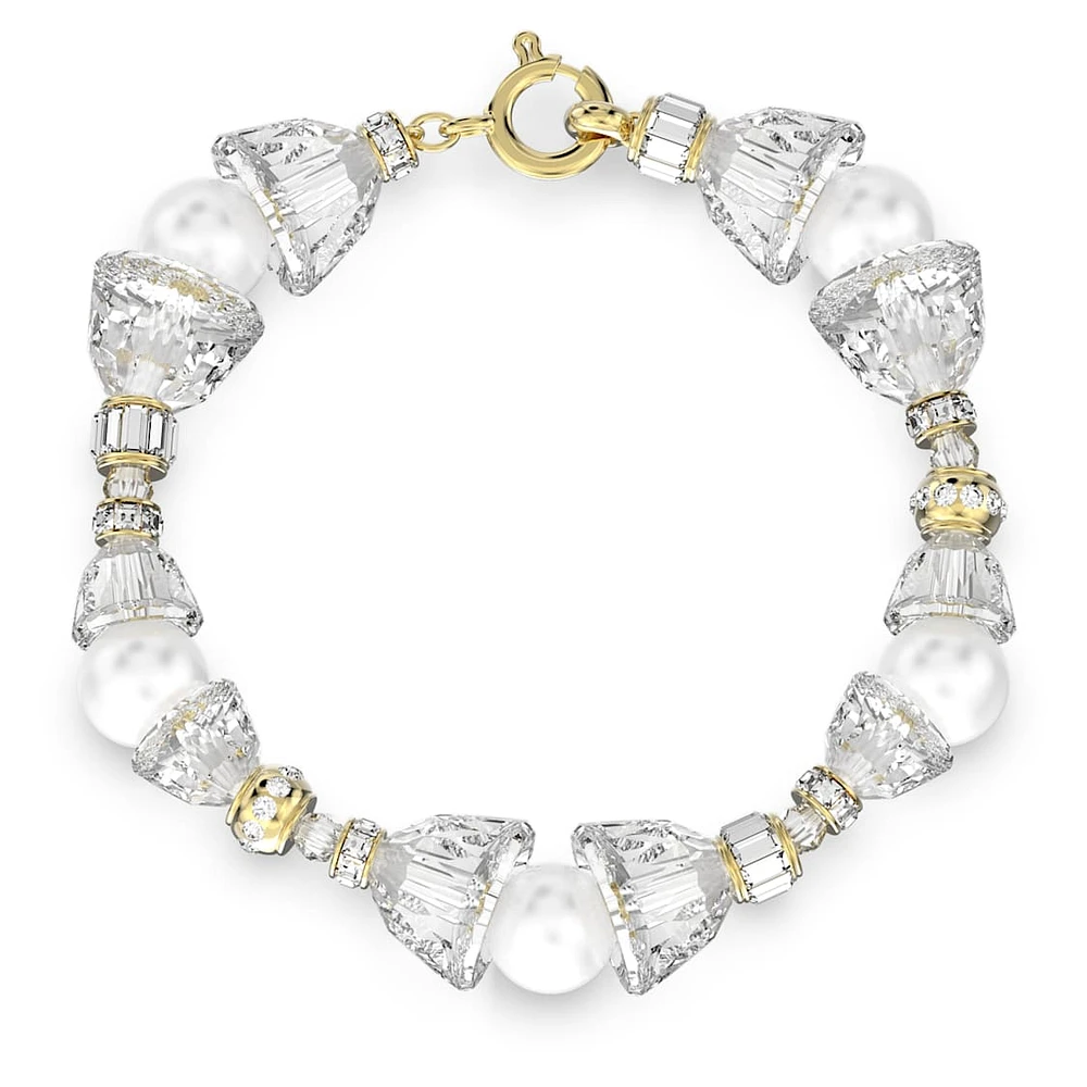 Somnia set, White, Gold-tone plated by SWAROVSKI
