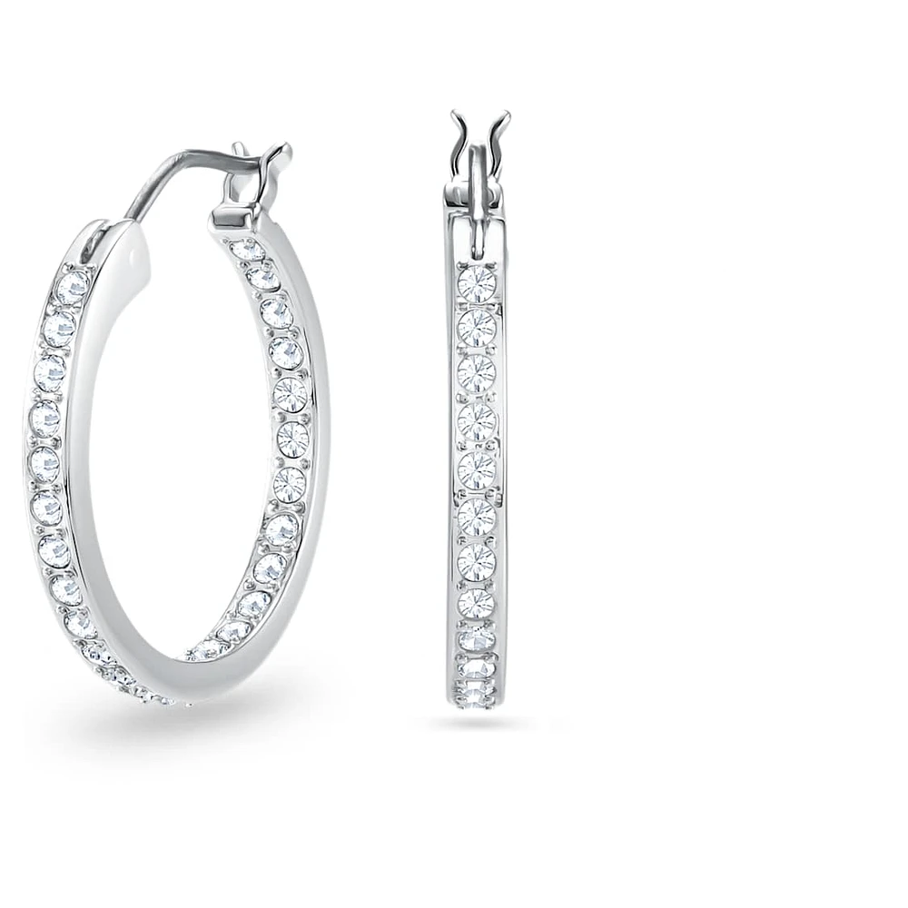 Sommerset hoop earrings, White