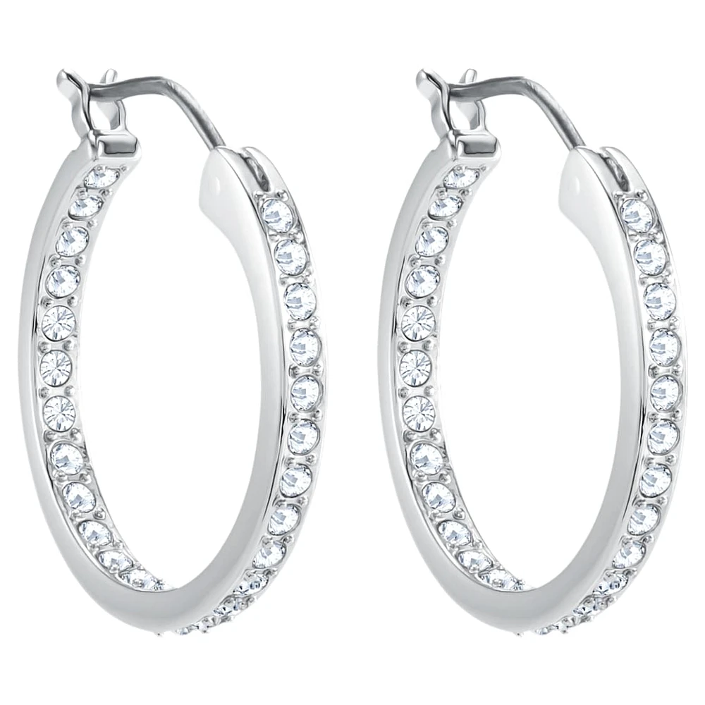 Sommerset hoop earrings, White