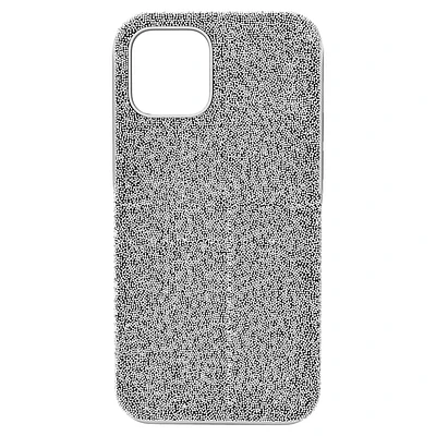 High smartphone case, iPhone® 12/12 Pro, Silver Tone by SWAROVSKI