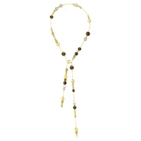 Somnia Y necklace, Multicoloured, Gold-tone plated by SWAROVSKI