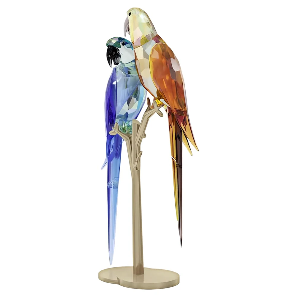 Jungle Beats Parrot Couple Bell & Brio by SWAROVSKI
