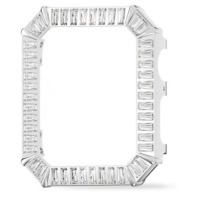 Case, For Apple Watch® Series 4 & 5, 40 mm, Silver tone by SWAROVSKI