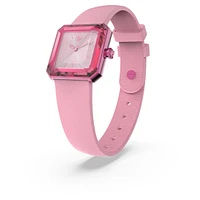 Watch, Silicone strap, Pink by SWAROVSKI