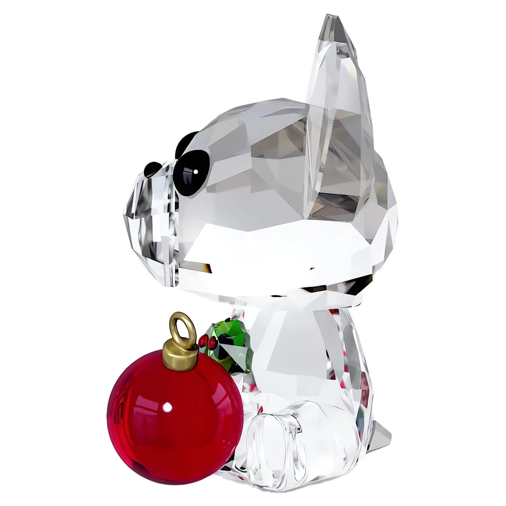 Holiday Cheers French Bulldog by SWAROVSKI