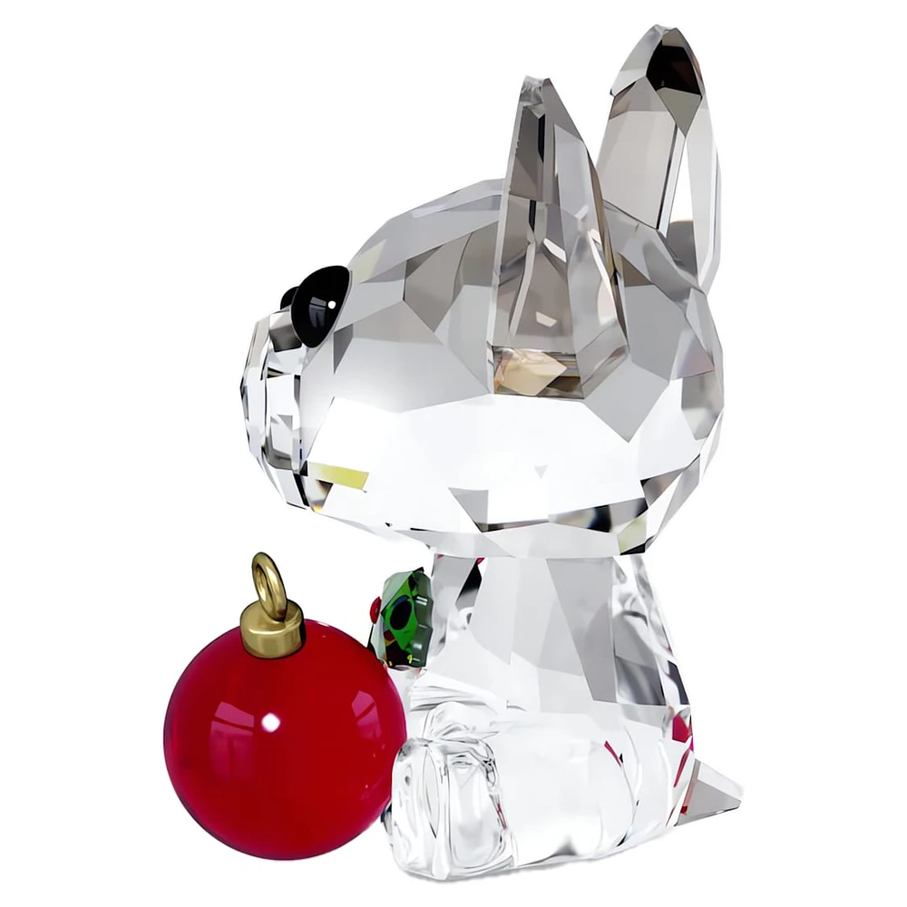 Holiday Cheers French Bulldog by SWAROVSKI